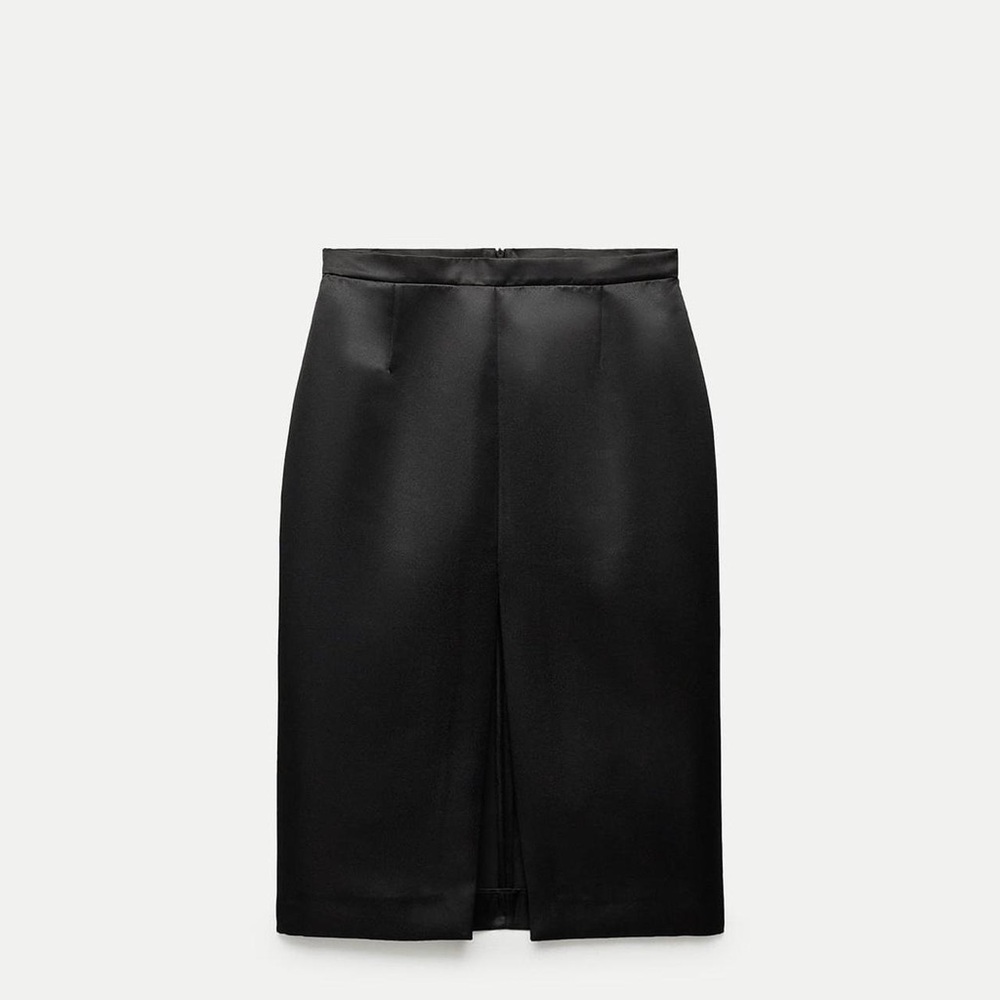 Zara Classic Black Pencil Skirt